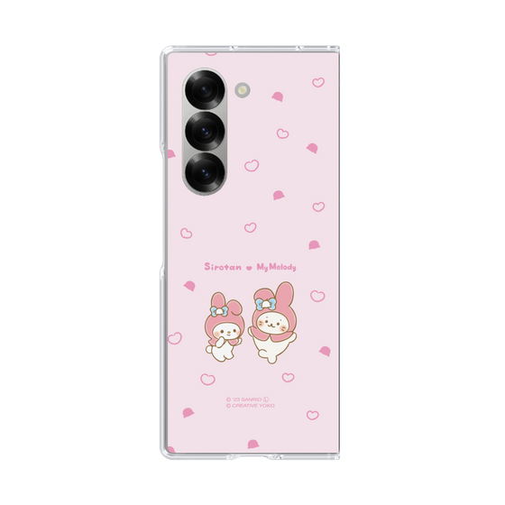 クリアケース［ しろたん×サンリオキャラクターズ - しろたんとマイメロディ ］