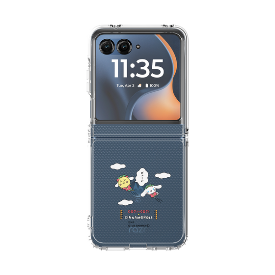 クリアケース［ コジコジ×サンリオキャラクターズ - コジコジとシナモロール ］