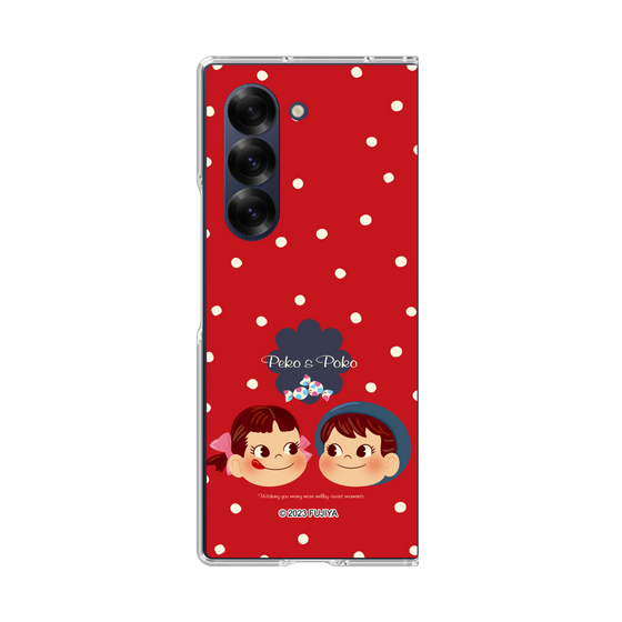 クリアケース［ ペコちゃん - ミルキーレッド ］
