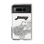 クリアケース［ Jimny SUPER SUZY - Jimny Line drawing - White ］