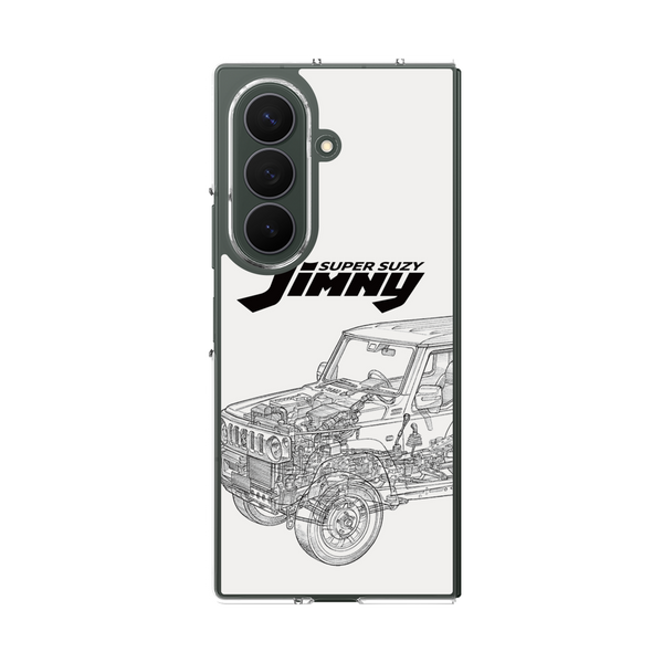 クリアケース for Samsung Galaxy Z Fold8 Ultra［ Jimny SUPER SUZY