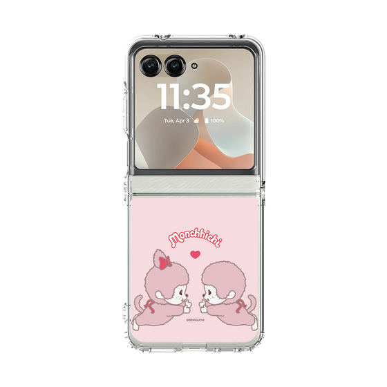 クリアケース［ モンチッチ - 仲良し ］