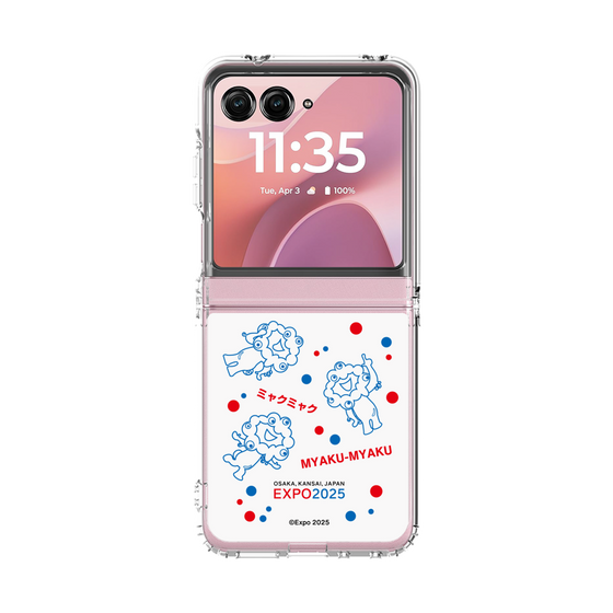 クリアケース［ Expo2025 大阪・関西万博 - 文字とミャクミャク ］
