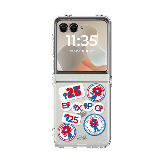 クリアケース［ Expo2025 大阪・関西万博 - ステッカー ］