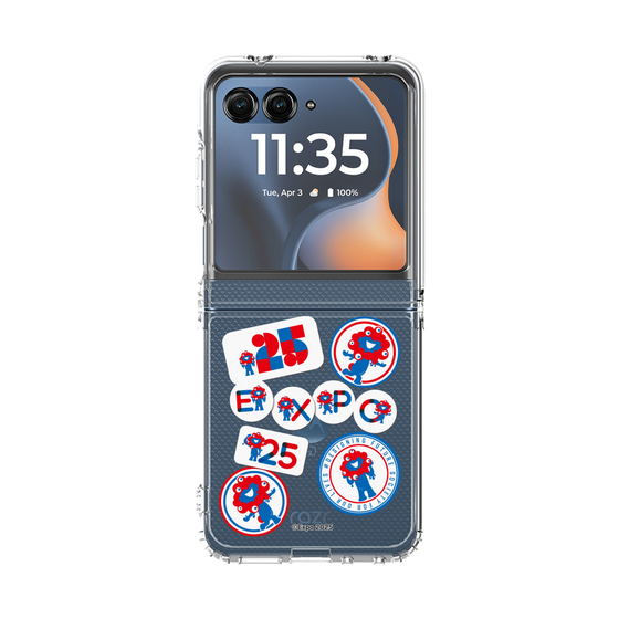 クリアケース［ Expo2025 大阪・関西万博 - ステッカー ］