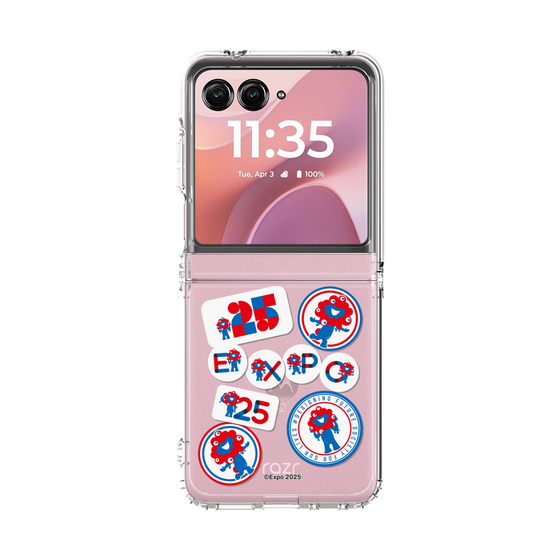 クリアケース［ Expo2025 大阪・関西万博 - ステッカー ］