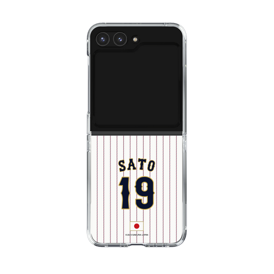 クリアケース［ 侍ジャパン - ホーム #19 SATO ］