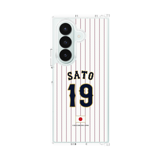 クリアケース［ 侍ジャパン - ホーム #19 SATO ］