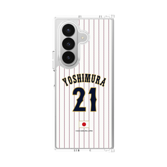 クリアケース［ 侍ジャパン - ホーム #21 YOSHIMURA ］
