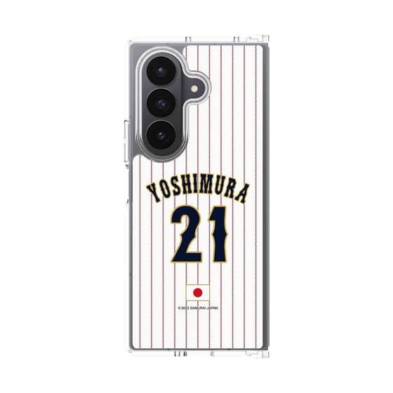 クリアケース［ 侍ジャパン - ホーム #21 YOSHIMURA ］