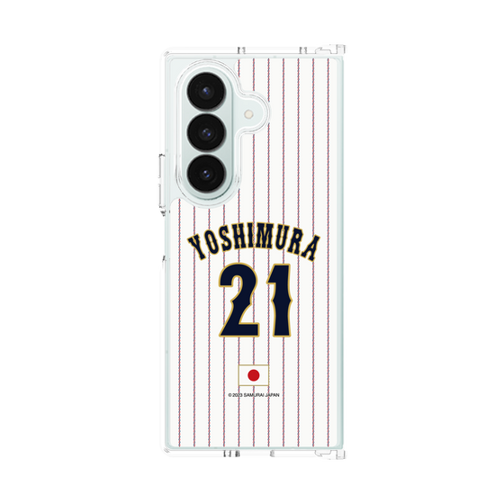 クリアケース［ 侍ジャパン - ホーム #21 YOSHIMURA ］