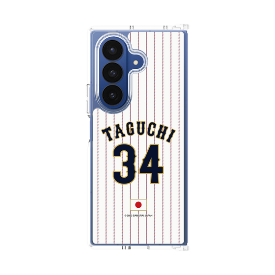 クリアケース［ 侍ジャパン - ホーム #34 TAGUCHI ］