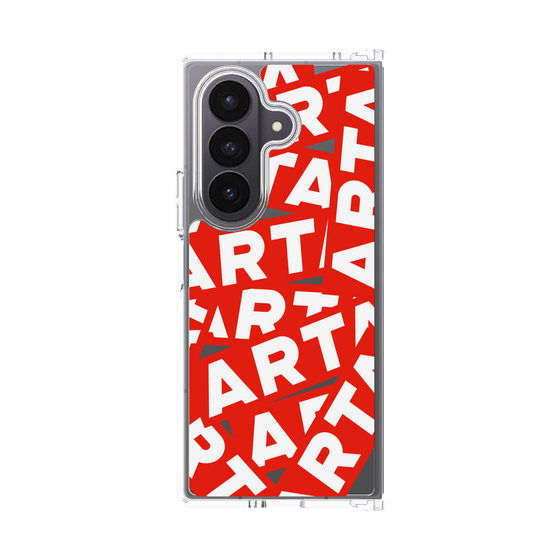 クリアケース［ ARTA - sticker - two tone ］