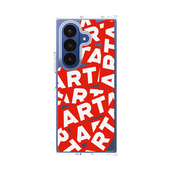 クリアケース［ ARTA - sticker - two tone ］