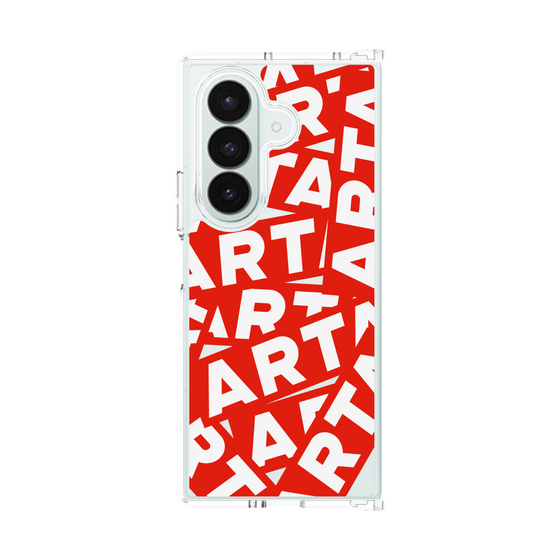 クリアケース［ ARTA - sticker - two tone ］