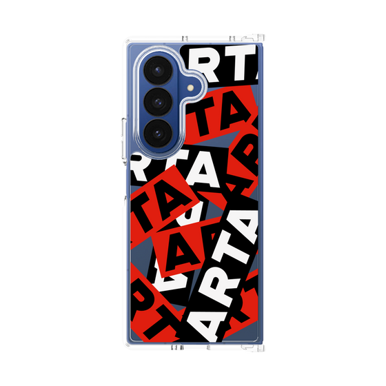 クリアケース［ ARTA - sticker - tricolor ］