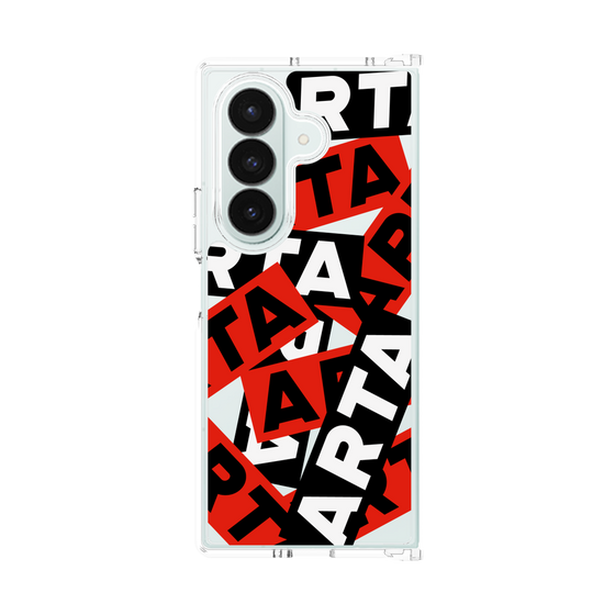 クリアケース［ ARTA - sticker - tricolor ］