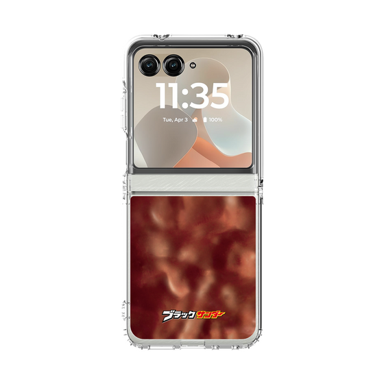 クリアケース［ 有楽製菓 - ブラックサンダー チョコレート - クローズアップ ］