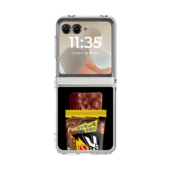 クリアケース［ 有楽製菓 - ブラックサンダー チョコレート - 圧倒的ザクザク感！ ］