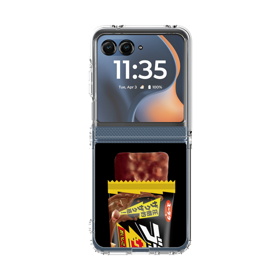 クリアケース［ 有楽製菓 - ブラックサンダー チョコレート - 圧倒的ザクザク感！ ］