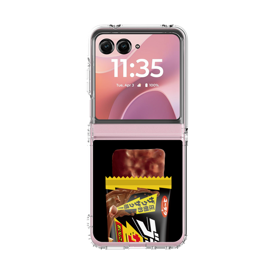 クリアケース［ 有楽製菓 - ブラックサンダー チョコレート - 圧倒的ザクザク感！ ］