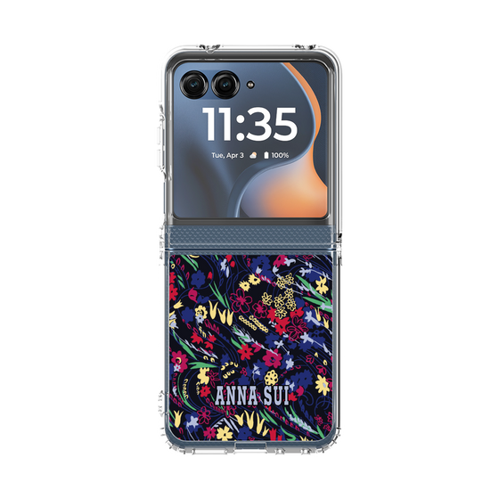 クリアケース［ ANNA SUI - スワーリングフワラー ］