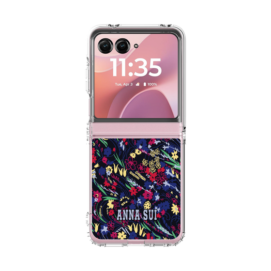 クリアケース［ ANNA SUI - スワーリングフワラー ］