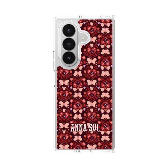 クリアケース［ ANNA SUI - バタフライハーツ - レッド ］