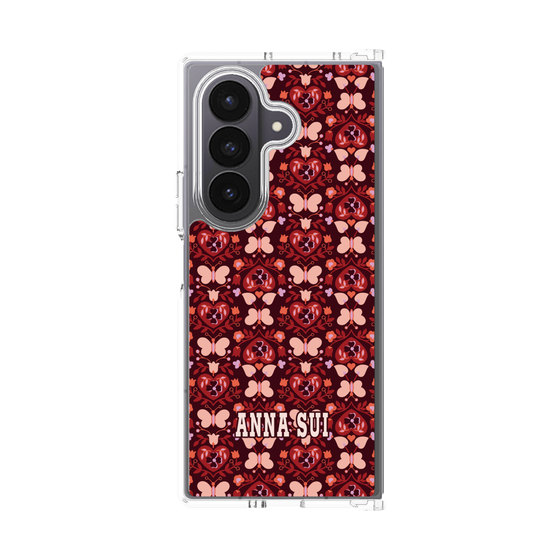 クリアケース［ ANNA SUI - バタフライハーツ - レッド ］
