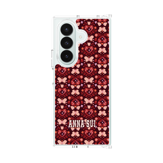 クリアケース［ ANNA SUI - バタフライハーツ - レッド ］