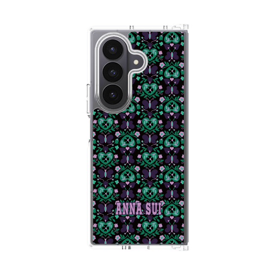 クリアケース［ ANNA SUI - バタフライハーツ - グリーン ］