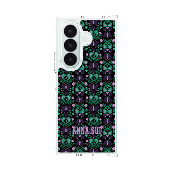 クリアケース［ ANNA SUI - バタフライハーツ - グリーン ］