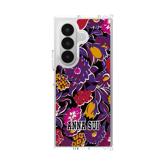 クリアケース［ ANNA SUI - ガーデンフワラー - マゼンタ ］