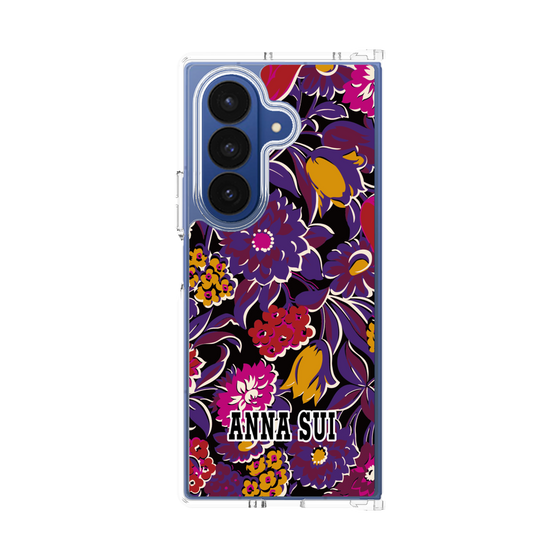 クリアケース［ ANNA SUI - ガーデンフワラー - マゼンタ ］