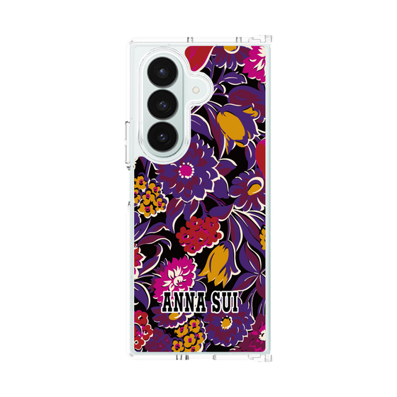 クリアケース［ ANNA SUI - ガーデンフワラー - マゼンタ ］