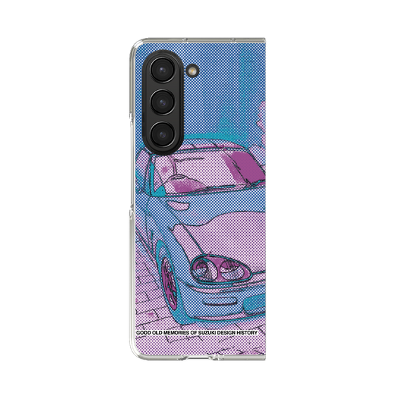 クリアケース［ SUZUKI - CAPPUCCINO Halftone - Purple ］