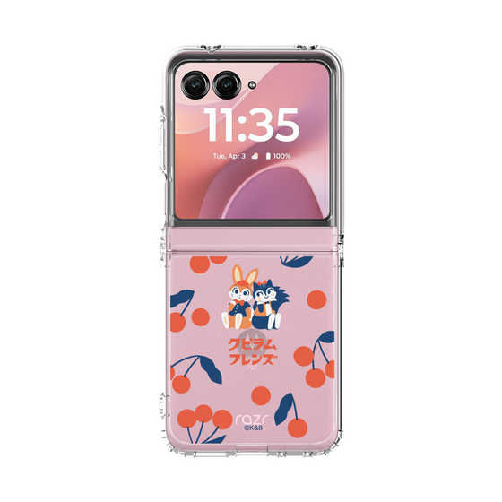 クリアケース［ クピラムフレンズ - チェリー ］