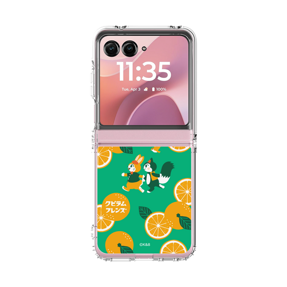 クリアケース［ クピラムフレンズ - オレンジ ］
