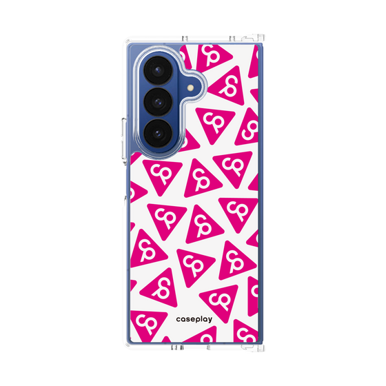 クリアケース［ オリジナル - CASEPLAYロゴマーク - ピンク ］