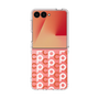 クリアケース［ オリジナル - CASEPLAYイニシャル総柄 - オレンジ ］