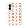 クリアケース［ オリジナル - CASEPLAYイニシャル総柄 - オレンジ ］