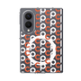 クリアケース［ オリジナル - CASEPLAYイニシャル総柄 - オレンジ ］