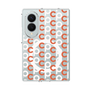 クリアケース［ オリジナル - CASEPLAYイニシャル総柄 - オレンジ ］