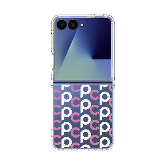 クリアケース［ オリジナル - CASEPLAYイニシャル総柄 - ピンク ］