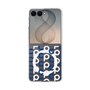 クリアケース［ オリジナル - CASEPLAYイニシャル総柄 - ネイビー ］
