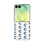 クリアケース［ オリジナル - CASEPLAYイニシャル総柄 - ネイビー ］
