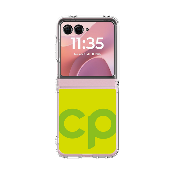 クリアケース［ オリジナル - CASEPLAYイニシャル - グリーン ］