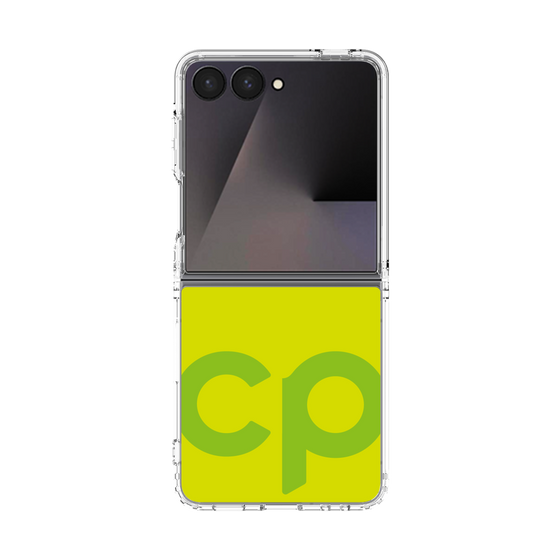 クリアケース［ オリジナル - CASEPLAYイニシャル - グリーン ］
