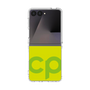 クリアケース［ オリジナル - CASEPLAYイニシャル - グリーン ］