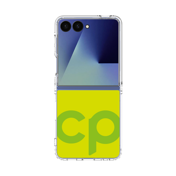 クリアケース［ オリジナル - CASEPLAYイニシャル - グリーン ］